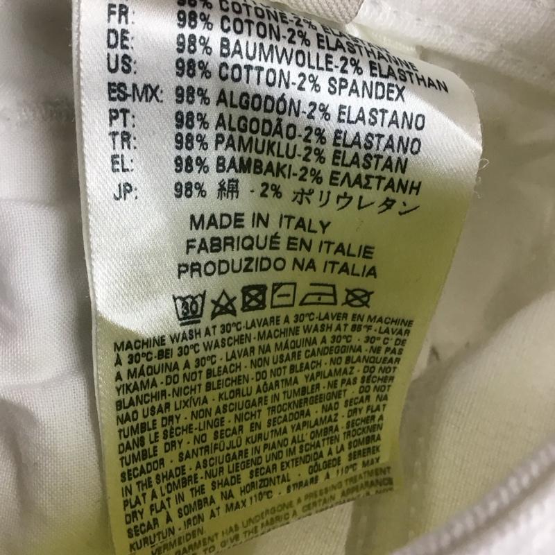 ディーゼル DIESEL パンツ デニム、ジーンズ デニムパンツ スリムパンツ ストレッチパンツ ジーンズ 34 プリント 白 / ホワイト /  メンズ USED 古着 中古 10115619