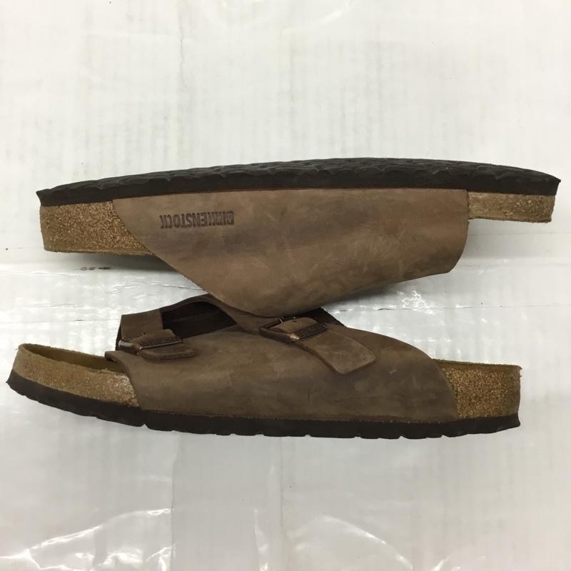 ビルケンシュトック BIRKENSTOCK サンダル サンダル 27cm ストラップ コンフォートサンダル 27.0cm 無地 茶 / ブラウン /  メンズ USED 古着 中古 10118659