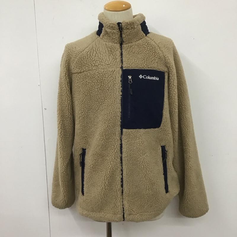 コロンビア Columbia ジャケット、上着 ジャンパー、ブルゾン ボア L 無地 ベージュ / ベージュ /  メンズ USED 古着 中古 10111774