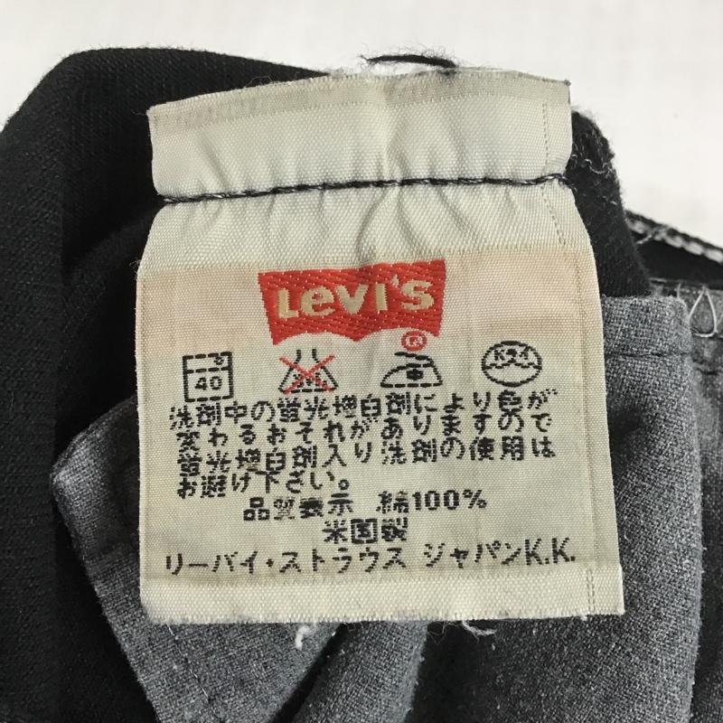 リーバイス Levi s パンツ デニム、ジーンズ 90s USA製 後染め 29インチ 無地 黒 / ブラック /  メンズ USED 古着 中古 10105740