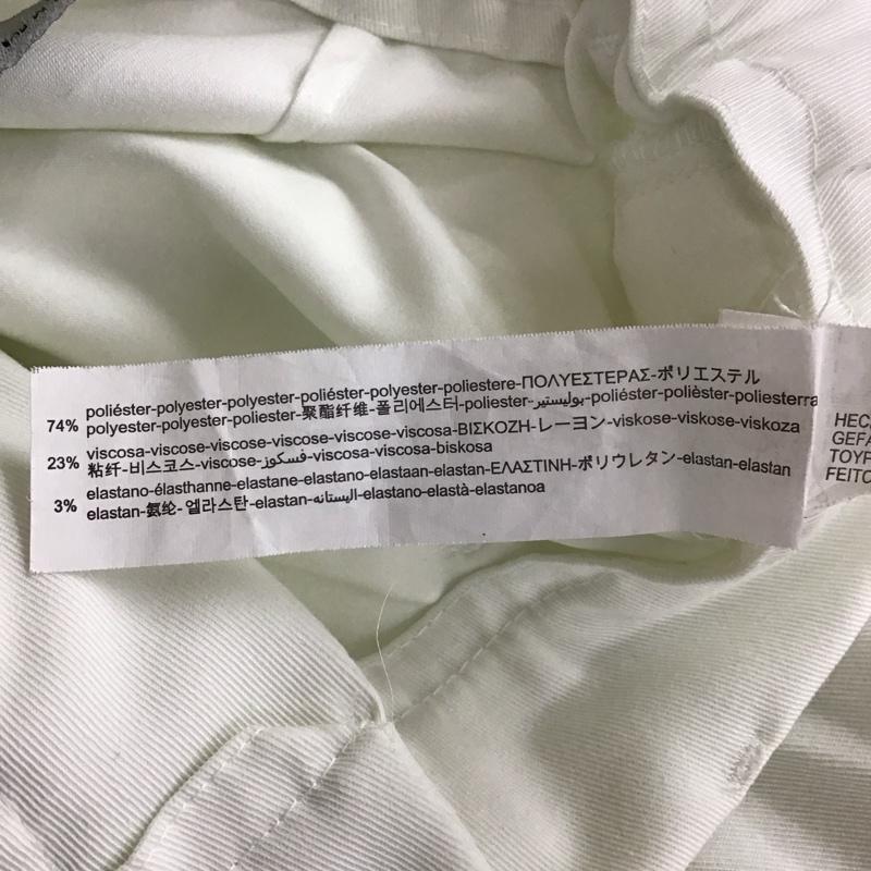 ザラ ZARA ボトムス ボトムス 7385 171 712 ワイドパンツ M 無地 白 / ホワイト /  レディース USED 古着 中古 10116778