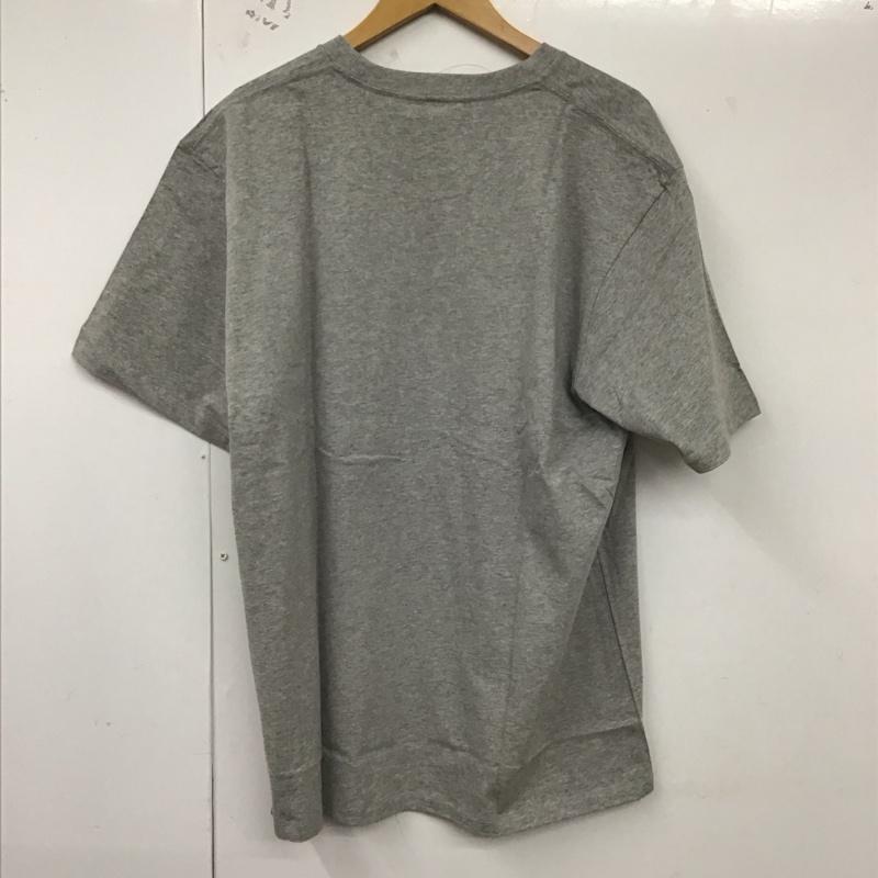 ファーストハンド Firsthand Tシャツ 半袖 半袖カットソー プリントTシャツ クルーネックカットソー L ロゴ、文字 灰 / グレー /  メンズ USED 古着 中古 10130088