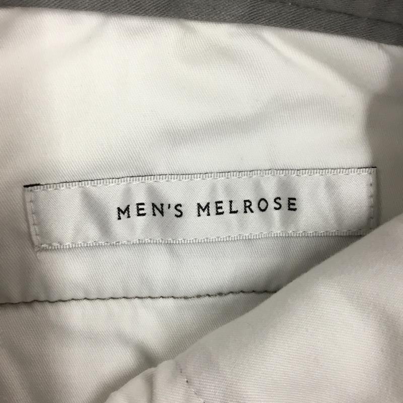 メンズ メルローズ MEN S MELROSE パンツ スラックス A0483FP265 サテンストレッチ裏起毛3Dテーパードパンツ 2 無地 灰 / グレー /  メンズ USED 古着 中古 10116105