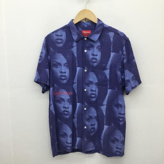 シュプリーム Supreme シャツ、ブラウス 半袖 Supreme 22SS LIL KIM SHIRT M 総柄 青 / ブルー / X 水色 / ライトブルー / X 赤 / レッド /  メンズ USED 古着 中古 10127969