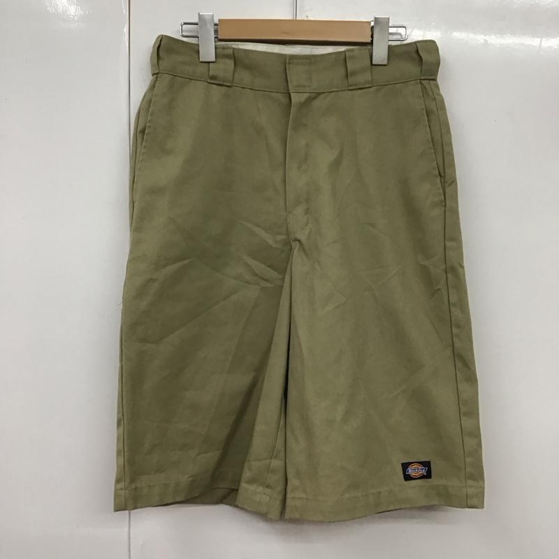 ディッキーズ Dickies パンツ ショートパンツ ハーフパンツ ショートパンツ ワークパンツ 30インチ 無地 ベージュ / ベージュ /  メンズ USED 古着 中古 10109834