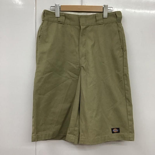 ディッキーズ Dickies パンツ ショートパンツ ハーフパンツ ショートパンツ ワークパンツ 30インチ 無地 ベージュ / ベージュ /  メンズ USED 古着 中古 10109834