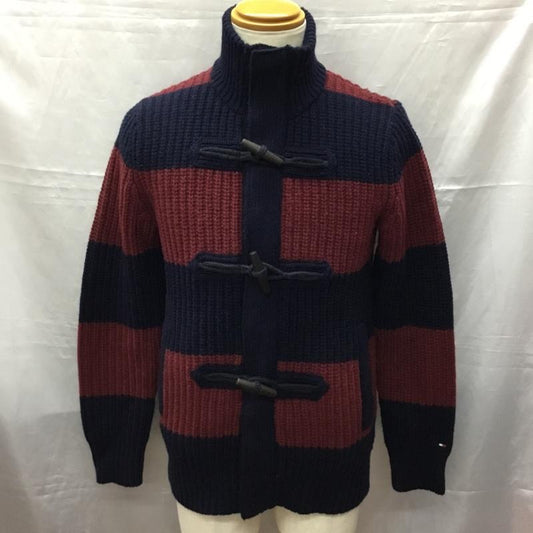 トミーヒルフィガー TOMMY HILFIGER ジャケット、上着 ジャケット、ブレザー 長袖ニットジャケット 前開きニットカーディガン カジュアルジャケット M ボーダー柄 マルチカラー / マルチカラー /  メンズ USED 古着 中古 10113546