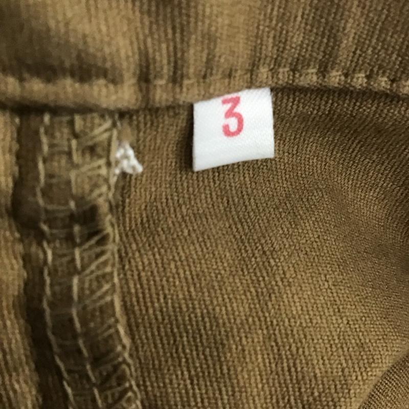 ハリウッドランチマーケット HRMARKET パンツ ワークパンツ、ペインターパンツ ワークパンツ ワイドパンツ カジュアルパンツ 3 無地 茶 / ブラウン /  メンズ USED 古着 中古 10116634