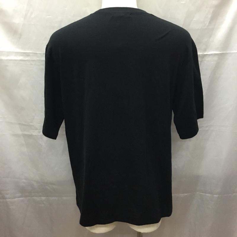 チルトザオーセンティックス tilt The authentics Tシャツ 半袖 半袖カットソー プリントTシャツ クルーネックカットソー 2 無地 黒 / ブラック /  メンズ USED 古着 中古 10112331