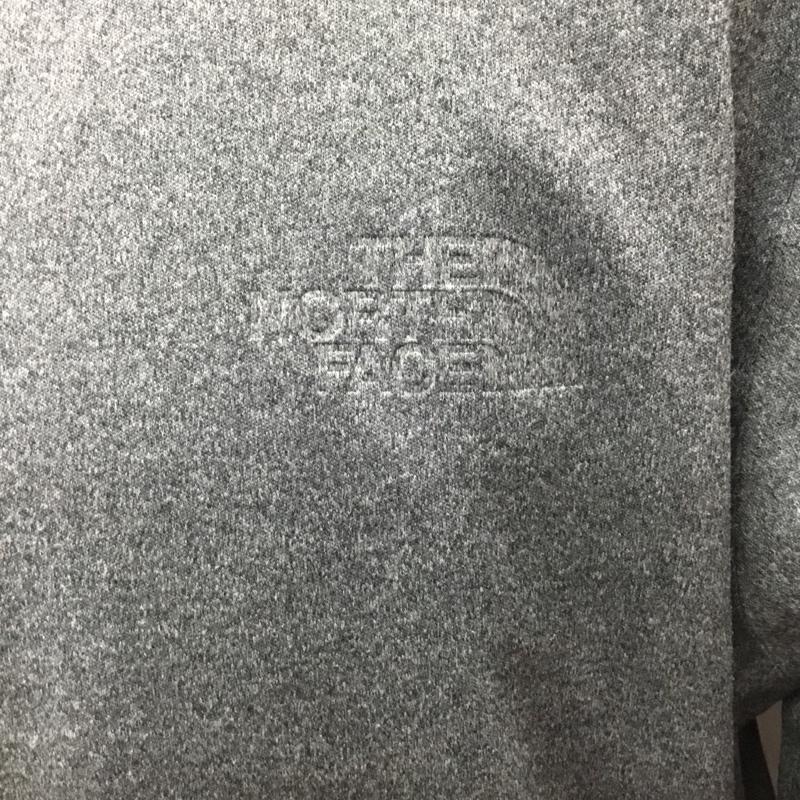 ザノースフェイス THE NORTH FACE カーディガン 長袖 NT11961 テックラウンジカーディガン 長袖カーディガン ノーカラー M ロゴ、文字 灰 / グレー /  メンズ USED 古着 中古 10115196