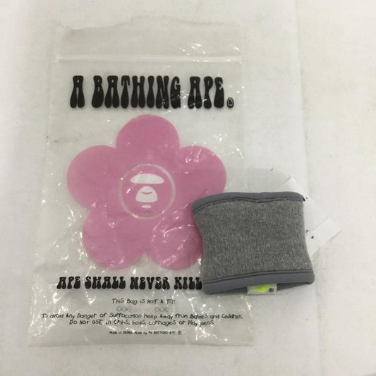 アベイシングエイプ A BATHING APE ファッション小物 ファッション小物 リストバンド ワンポイント 灰 / グレー /  メンズ USED 古着 中古 10139082