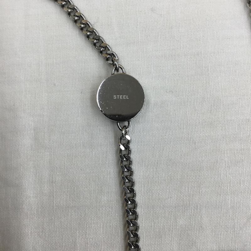 ディーゼル DIESEL アクセサリー ネックレス、ペンダント ロゴ、文字 銀 / シルバー /  メンズ USED 古着 中古 10150148