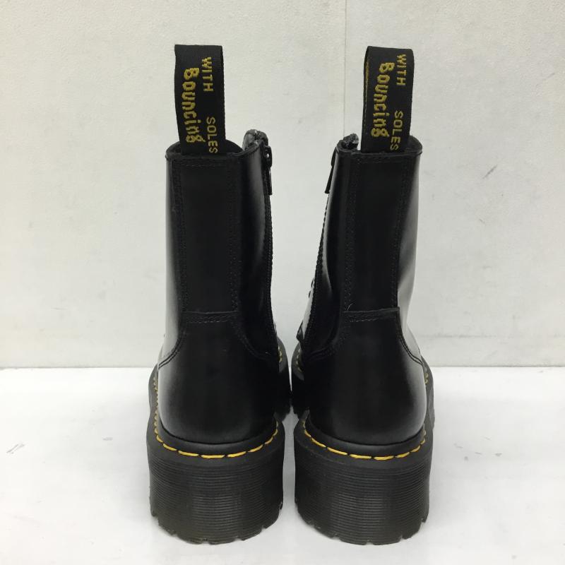 ドクターマーチン Dr.Martens ブーツ ショートブーツ JADON 8ホール 24.5cm 無地 黒 / ブラック /  レディース USED 古着 中古 10140567