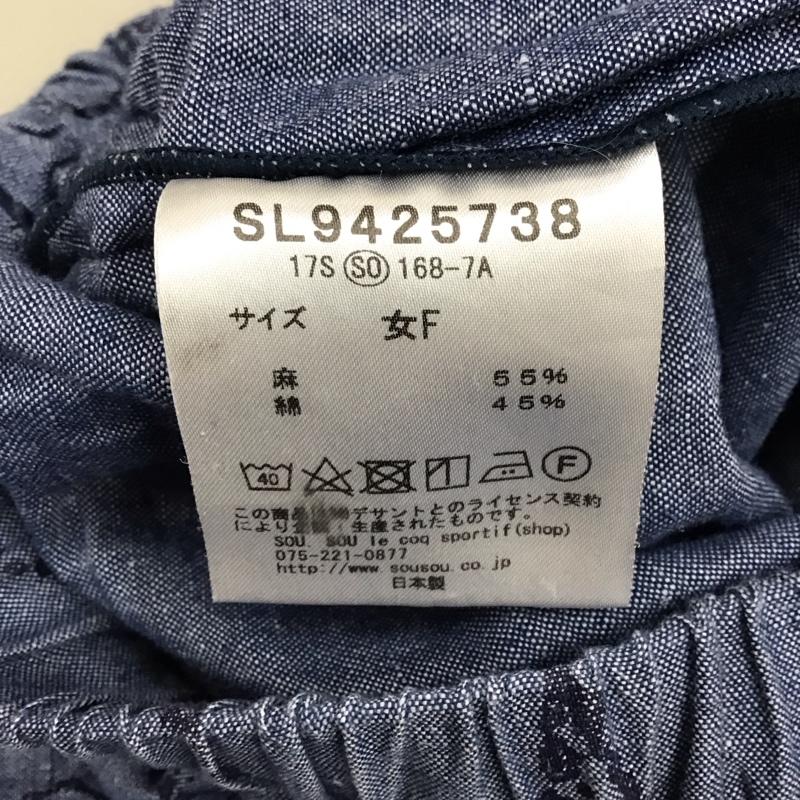 ソウソウ SOU・SOU パンツ ショートパンツ SL9425738 le coq sportif FREE 総柄 水色 / ライトブルー /  レディース USED 古着 中古 10123416