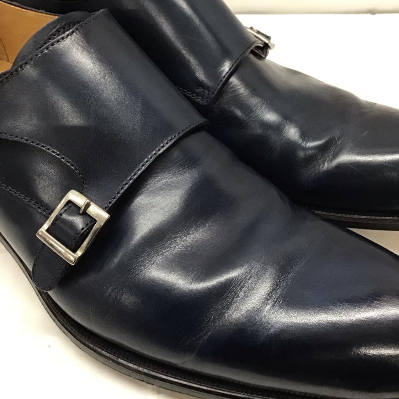 カンパニーレ Campanile 革靴 革靴 ダブルモンク 無地 紺 / ネイビー /  メンズ USED 古着 中古 10122515