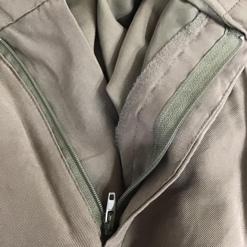 ザラベーシック ZARA BASIC パンツ スラックス 7901 222 505 タックパンツ M 無地 カーキ / カーキ /  レディース USED 古着 中古 10109733