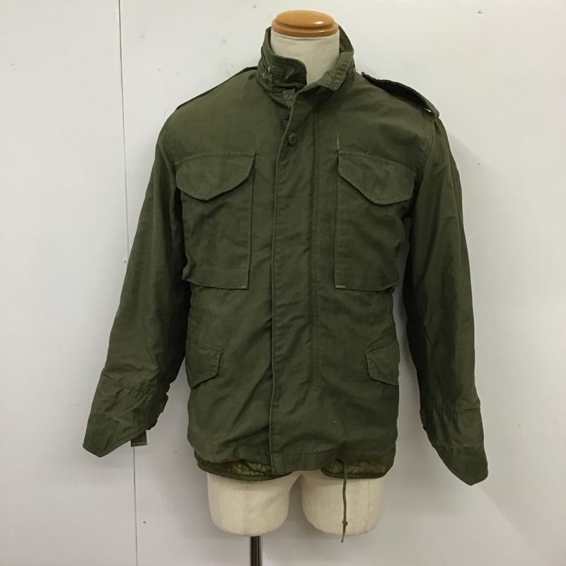 古着 USED コート コート一般 M65 80年代 アメリカ軍 ミリタリーコート 無地 カーキ / カーキ /  メンズ USED 古着 中古 10119155