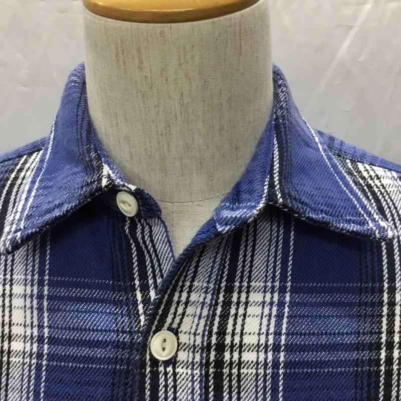 ヒューストン HOUSTON シャツ、ブラウス 長袖 L チェック マルチカラー / マルチカラー /  メンズ USED 古着 中古 10108912