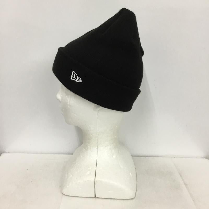 ニューエラ NEW ERA 帽子 ニット帽 MoMA BEANIE ロゴ、文字 黒 / ブラック /  メンズ USED 古着 中古 10149471