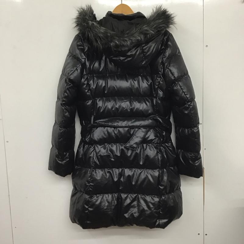 ユニクロ UNIQLO コート ダウンコート L 無地 黒 / ブラック /  レディース USED 古着 中古 10140427