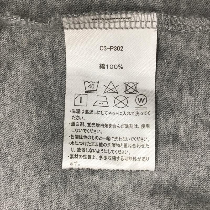 チャンピオン Champion Tシャツ 半袖 c3-p302 ベーシックTシャツ ロゴ プリントTシャツ 半袖カットソー XL ロゴ、文字 灰 / グレー /  メンズ USED 古着 中古 10116966