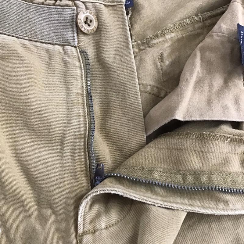 アルマーニ ARMANI パンツ ショートパンツ ショートパンツ ハーフパンツ カジュアルパンツ 33インチ ロゴ、文字 ベージュ / ベージュ /  メンズ USED 古着 中古 10137862