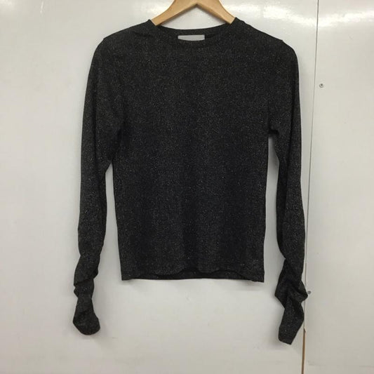 センスオブプレイスバイアーバンリサーチ SENSE OF PLACE by URBAN RESEARCH カットソー 長袖 ONE SIZE 無地 黒 / ブラック /  レディース USED 古着 中古 10144582