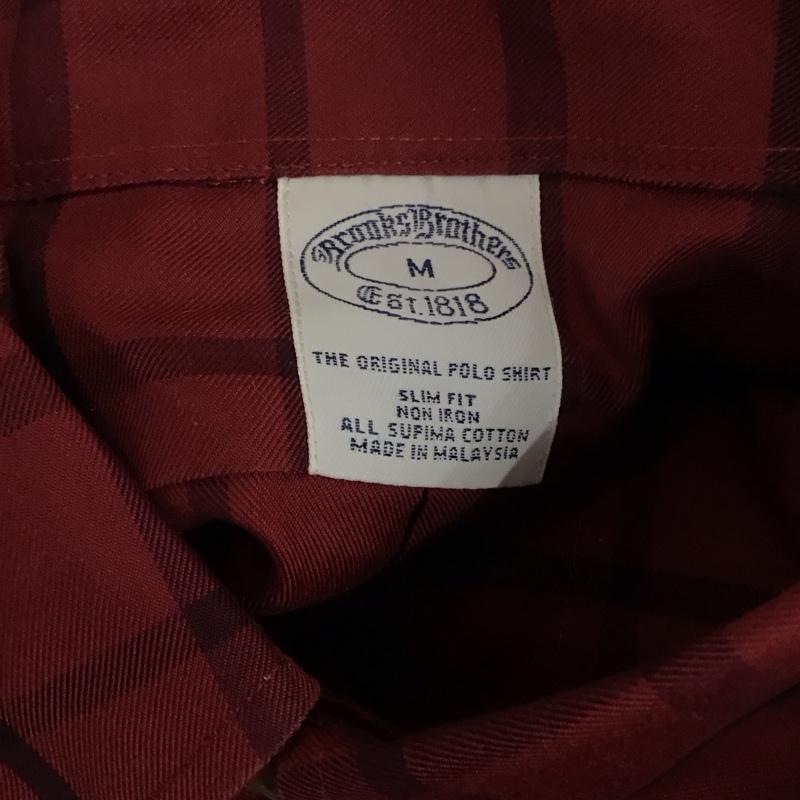 ブルックスブラザーズ BROOKS BROTHERS シャツ、ブラウス 長袖 長袖シャツ カラーシャツ ポケットシャツ 長袖カットソー チェックシャツ M チェック マルチカラー / マルチカラー /  メンズ USED 古着 中古 10112574