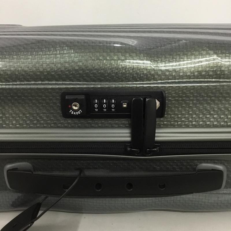 サムソナイト Samsonite スーツケース、トランク スーツケース、トランク 53449 COSMOLITE 36L コスモライト 機内持ち込み 無地 カーキ / カーキ /  メンズ USED 古着 中古 10132135