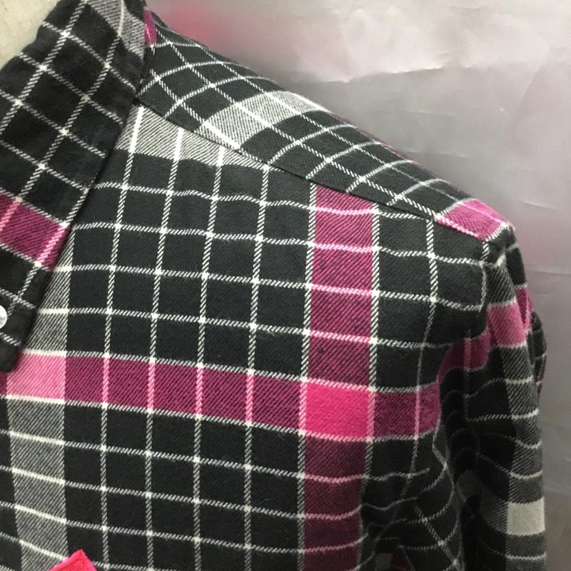 トミー TOMMY シャツ、ブラウス 長袖 長袖シャツ カラーシャツ ポケットシャツ 長袖カットソー チェックシャツ S チェック マルチカラー / マルチカラー /  メンズ USED 古着 中古 10117544