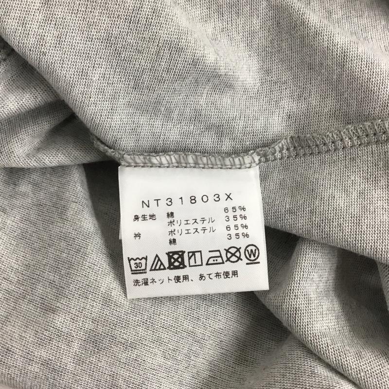 ザノースフェイス THE NORTH FACE Tシャツ 半袖 nt31803x Tシャツ 半袖カットソー プリントTシャツ XL プリント 灰 / グレー /  メンズ USED 古着 中古 10127323