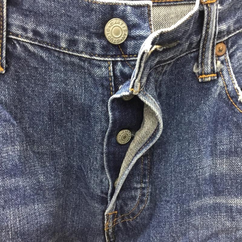 ステュディオ・ダ・ルチザン STUDIO D ARTISAN パンツ デニム、ジーンズ デニムパンツ ストレートパンツ ワイドパンツ カジュアルパンツ 36 無地 インディゴ / インディゴ /  メンズ USED 古着 中古 10111938