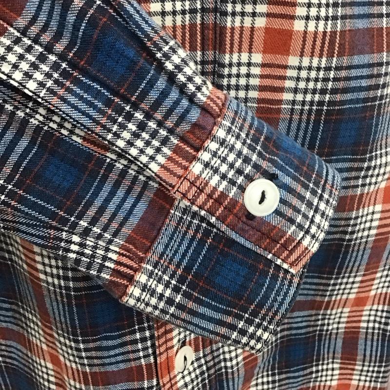 シュガーケーン SUGAR CANE シャツ、ブラウス 長袖 長袖シャツ チェックシャツ カラーシャツ カジュアルシャツ ポケットシャツ L チェック マルチカラー / マルチカラー /  メンズ USED 古着 中古 10107787