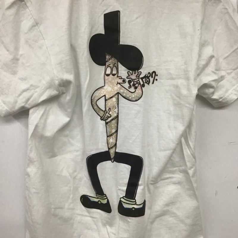 シュプリーム Supreme Tシャツ 半袖 半袖カットソー プリントTシャツ クルーネックカットソー S プリント 白 / ホワイト /  メンズ USED 古着 中古 10142899