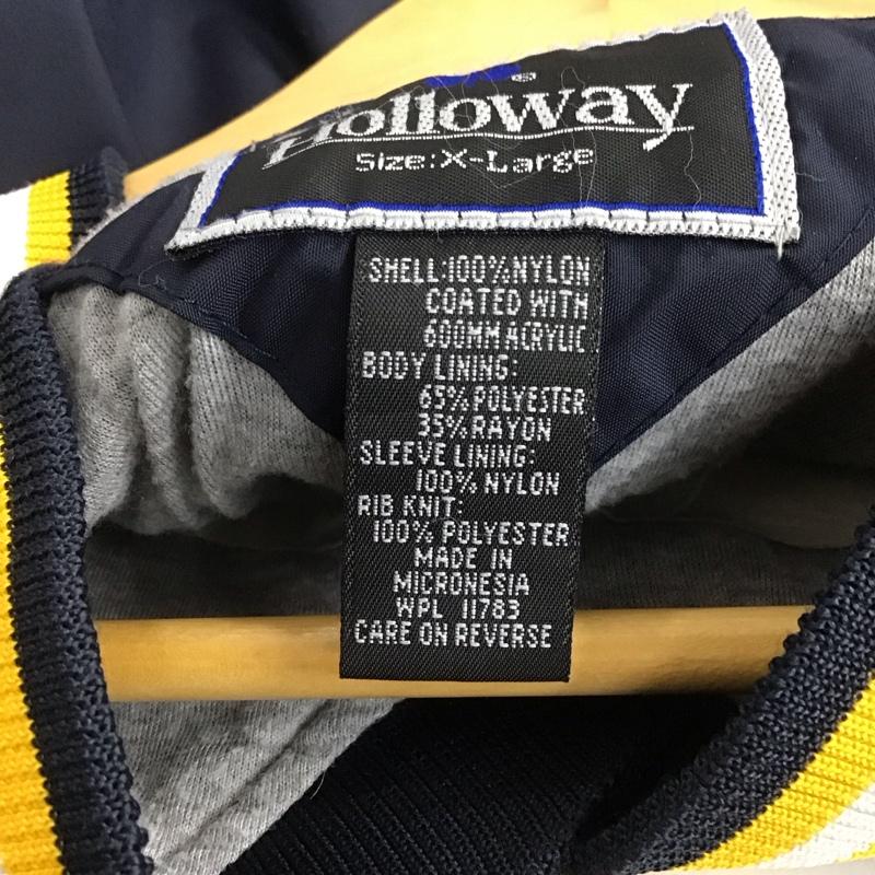 古着 USED ジャケット、上着 ジャケット、ブレザー ナイロンジャケット カジュアルジャケット アウター プルオーバージャケット XL ロゴ、文字 紺 / ネイビー /  メンズ USED 古着 中古 10141751