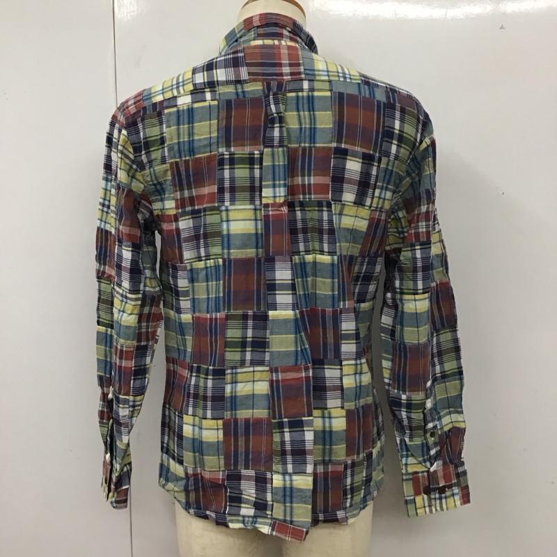 エディーバウアー Eddie Bauer シャツ、ブラウス 長袖 ボタンダウン パッチワーク S 刺繍 マルチカラー / マルチカラー /  メンズ USED 古着 中古 10112915