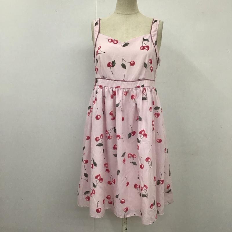 ミルク MILK ワンピース ひざ丈スカート ノースリーブワンピース ロングワンピース フレアワンピース プリント マルチカラー / マルチカラー /  レディース USED 古着 中古 10114485