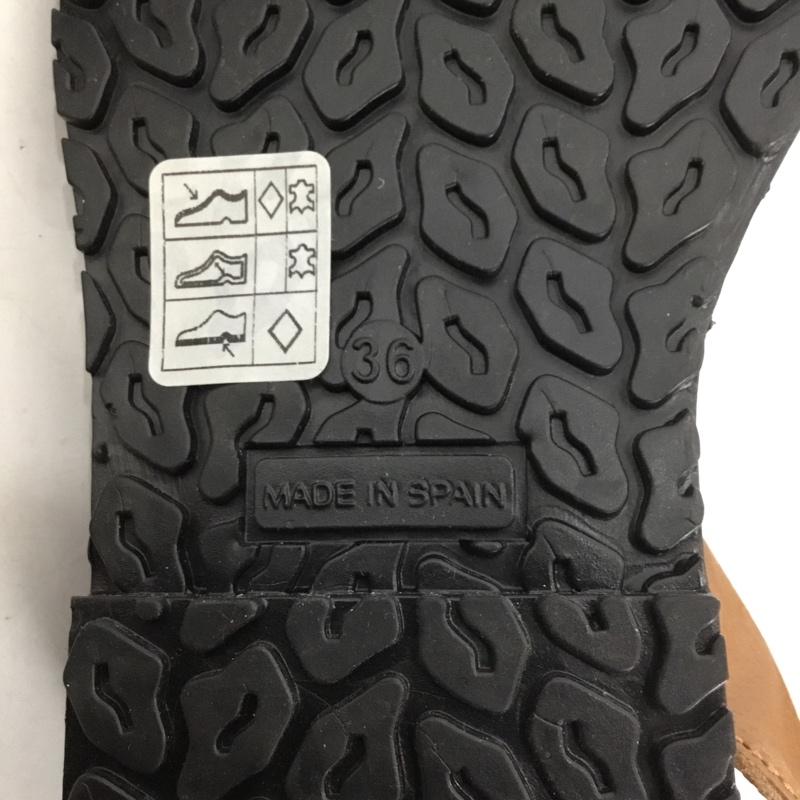 カミングアトラクションズ COMING ATTRACTIONS サンダル サンダル フラットサンダル 36 無地 黒 / ブラック /  レディース USED 古着 中古 10148829