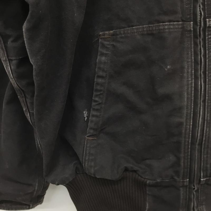 カーハート Carhartt ジャケット、上着 ジャンパー、ブルゾン XL ロゴ、文字 茶 / ブラウン /  メンズ USED 古着 中古 10119079