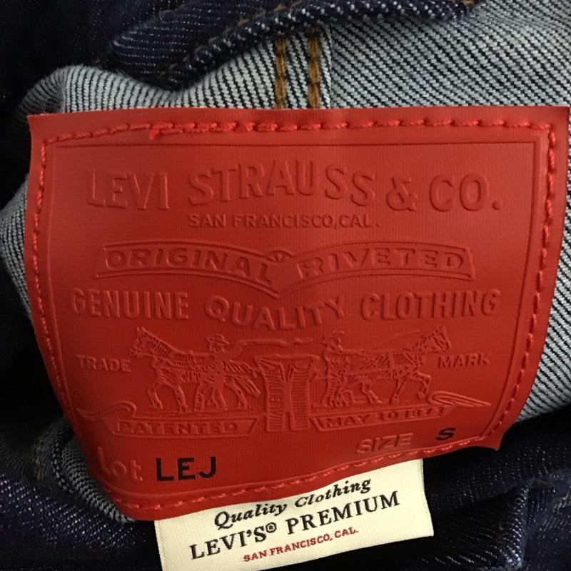 リーバイス Levi s ジャケット、上着 ジャケット、ブレザー デニムジャケット Ｇジャン S 無地 インディゴ / インディゴ /  メンズ USED 古着 中古 10117168