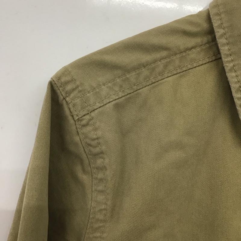 アバクロンビーアンドフィッチ ABERCROMBIE&FITCH ジャケット、上着 ジャケット、ブレザー カジュアルジャケット アウター カラージャケット XL ロゴ、文字 ベージュ / ベージュ /  メンズ USED 古着 中古 10139048