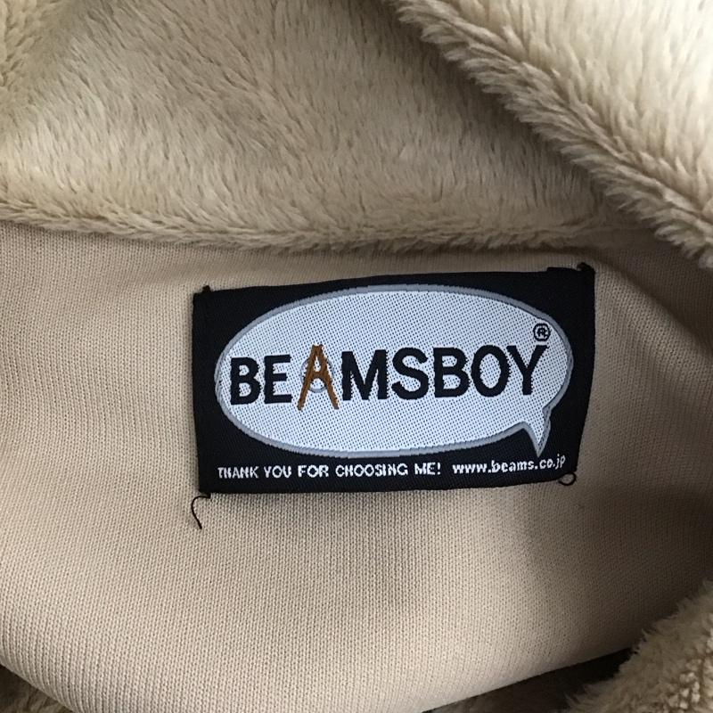 ビームスボーイ BEAMS BOY パーカー 長袖 ジップパーカー 無地 ベージュ / ベージュ /  レディース USED 古着 中古 10124507