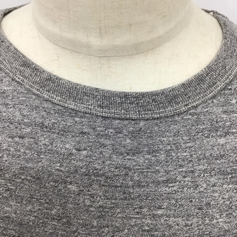 フィルメランジェ FilMelange Tシャツ 半袖 半袖カットソー プリントTシャツ クルーネックカットソー 3 無地 灰 / グレー /  メンズ USED 古着 中古 10125332