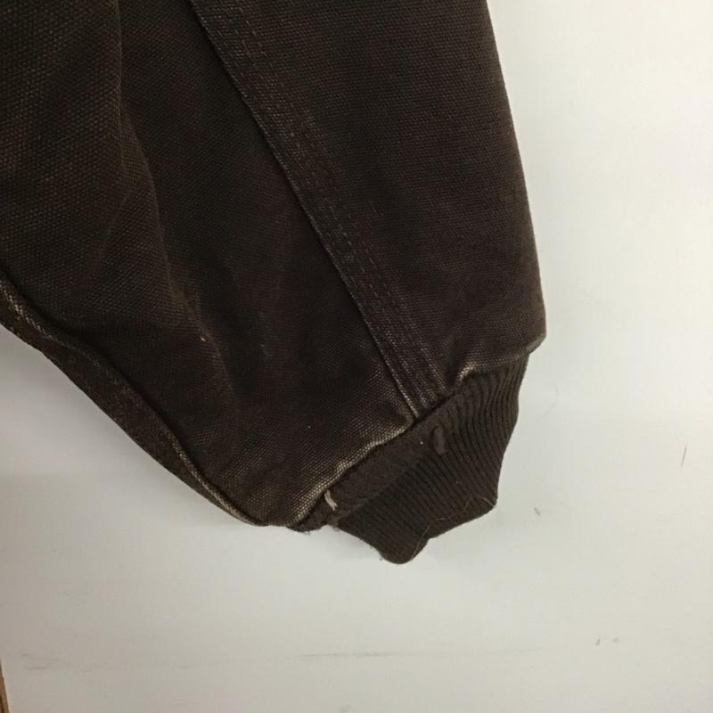 カーハート Carhartt ジャケット、上着 ジャケット、ブレザー ジップアップジャケット アウター 古着 ジップアップパーカー L 無地 茶 / ブラウン /  レディース USED 古着 中古 10142702