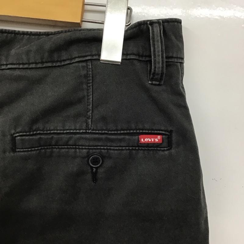 リーバイス Levi s パンツ ショートパンツ ショートパンツ ハーフパンツ カジュアルパンツ デニムパンツ 30インチ 無地 黒 / ブラック /  メンズ USED 古着 中古 10135718
