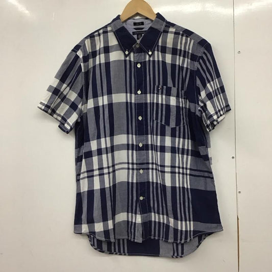 トミーヒルフィガー TOMMY HILFIGER シャツ、ブラウス 半袖 半袖シャツ チェックシャツ カラーシャツ L チェック マルチカラー / マルチカラー /  メンズ USED 古着 中古 10150867