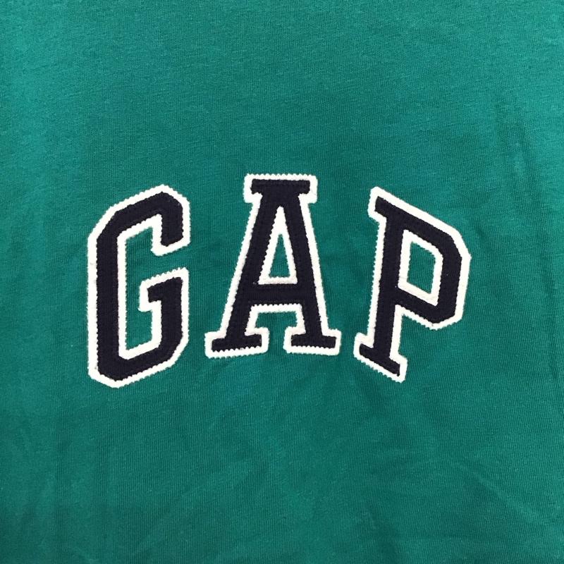 ギャップ GAP Tシャツ 半袖 S ロゴ、文字 X プリント 緑 / グリーン /  メンズ USED 古着 中古 10128495