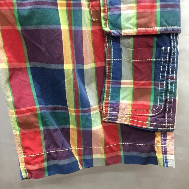 トミーヒルフィガー TOMMY HILFIGER パンツ ショートパンツ カーゴパンツ 34 チェック マルチカラー / マルチカラー /  メンズ USED 古着 中古 10118931
