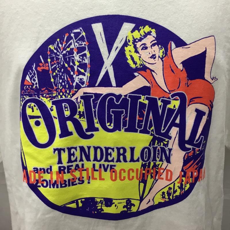 テンダーロイン TENDERLOIN Tシャツ 半袖 半袖カットソー プリントTシャツ クルーネックカットソー L プリント マルチカラー / マルチカラー /  メンズ USED 古着 中古 10114881
