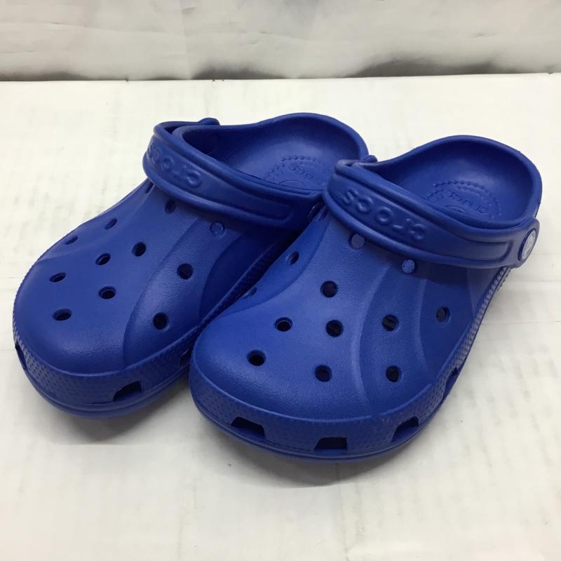 クロックス crocs シューズ シューズ 15908-430 ralen clog K 21cm キッズ サンダル 21.0cm ロゴ、文字 青 / ブルー /  ボーイズ USED 古着 中古 10110667